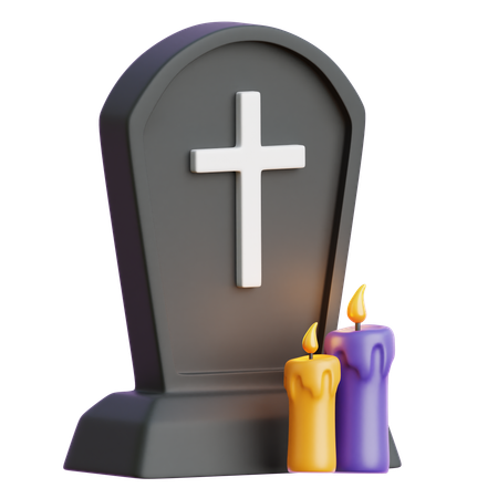 Gravestone  3D Icon