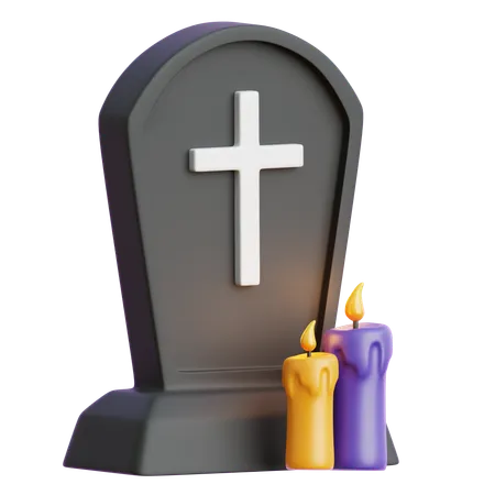 Gravestone  3D Icon