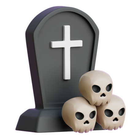 Gravestone  3D Icon