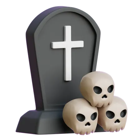 Gravestone  3D Icon