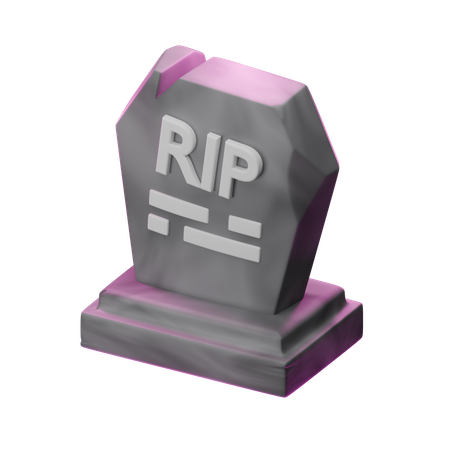 Gravestone  3D Icon