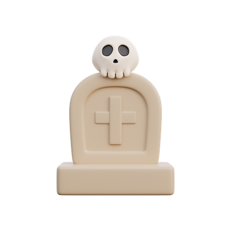 Gravestone  3D Icon