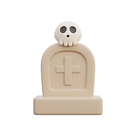 Gravestone  3D Icon