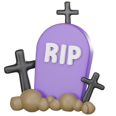 Gravestone  3D Icon