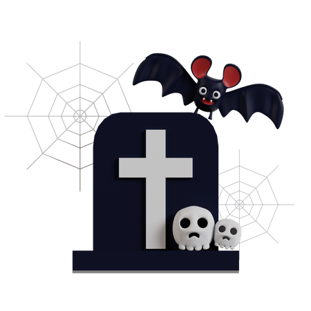 Gravestone  3D Icon