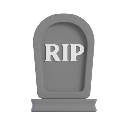 Gravestone  3D Icon