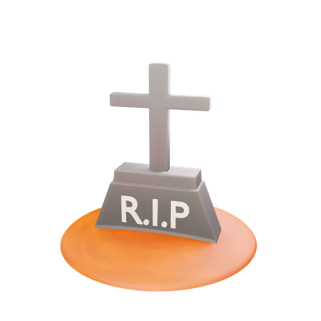 Gravestone  3D Icon