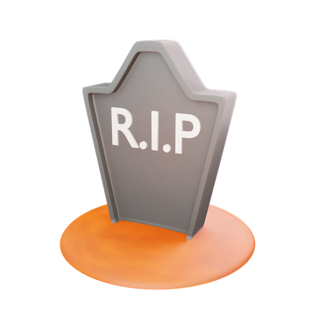 Gravestone  3D Icon