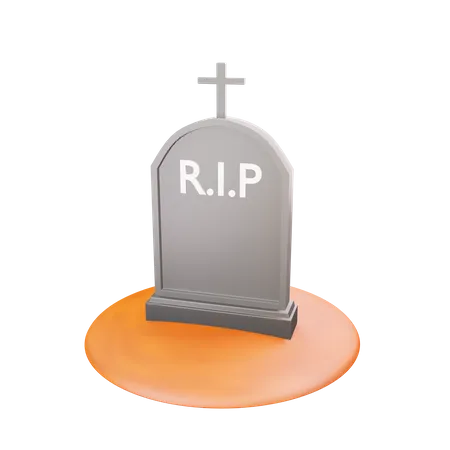 Gravestone  3D Icon