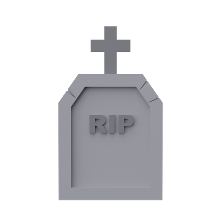 Gravestone  3D Icon