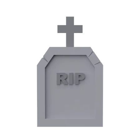 Gravestone  3D Icon