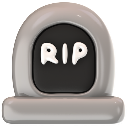 Gravestone  3D Icon