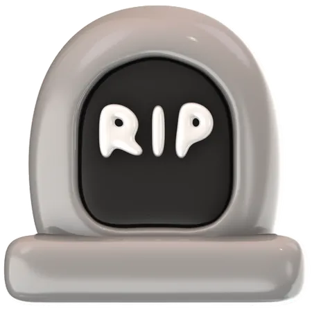 Gravestone  3D Icon