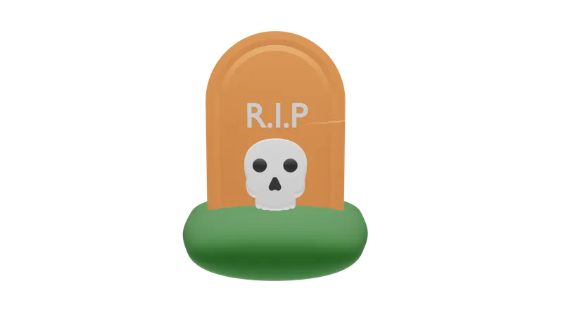 Gravestone  3D Icon