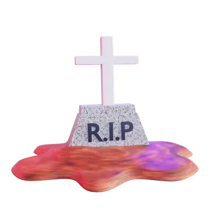 Gravestone  3D Icon