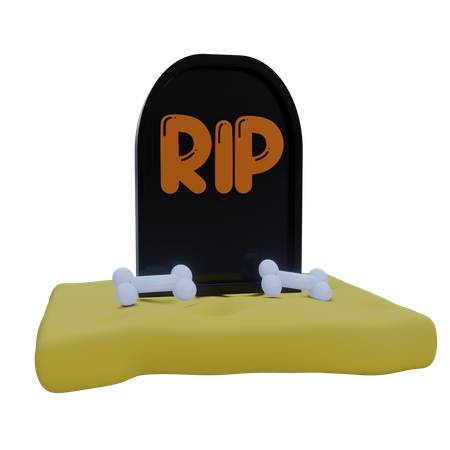 Gravestone  3D Icon