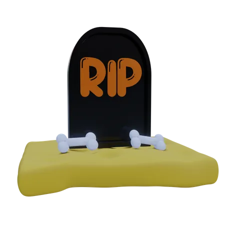 Gravestone  3D Icon