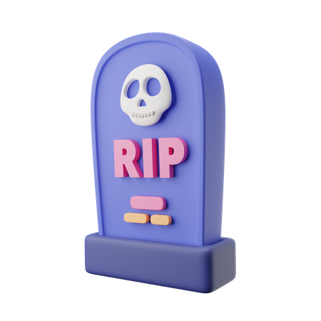 Gravestone  3D Icon