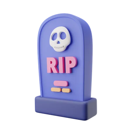 Gravestone  3D Icon