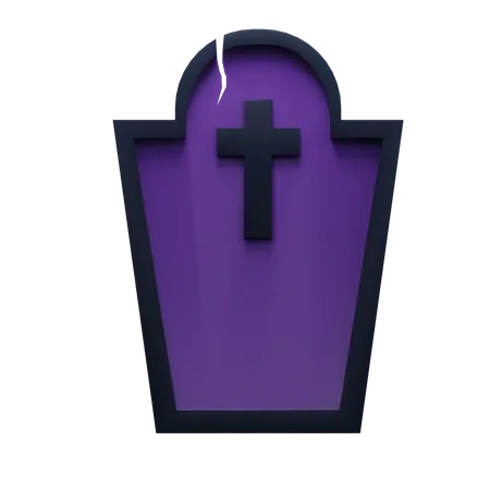 Gravestone  3D Icon