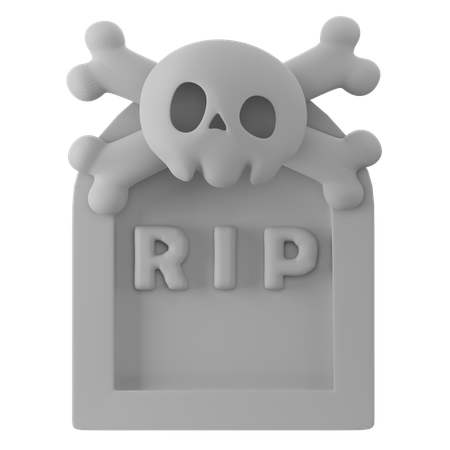 Gravestone  3D Icon