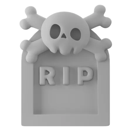 Gravestone  3D Icon