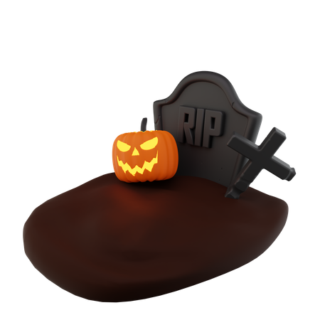 Gravestone  3D Icon