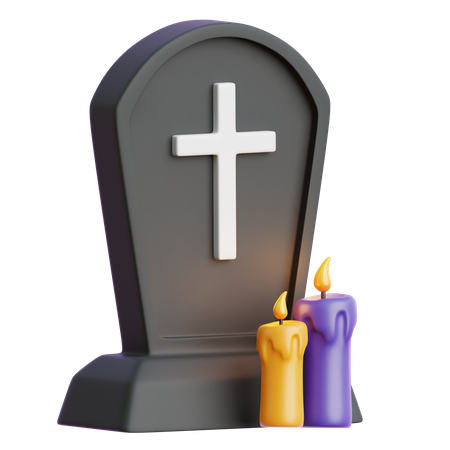 Gravestone  3D Icon