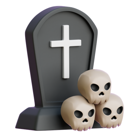 Gravestone  3D Icon