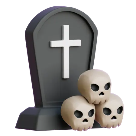 Gravestone  3D Icon