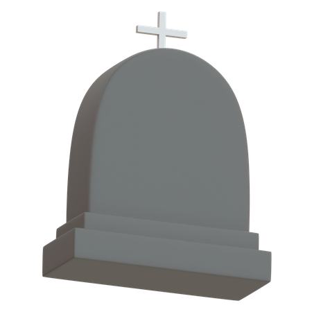 Gravestone  3D Illustration