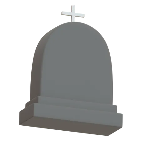 Gravestone  3D Illustration