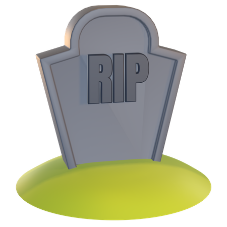 Gravestone  3D Illustration