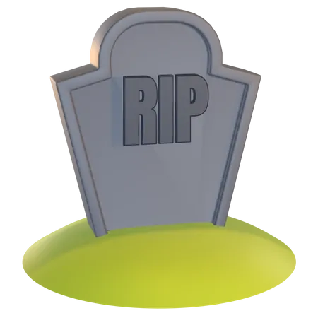 Gravestone  3D Illustration