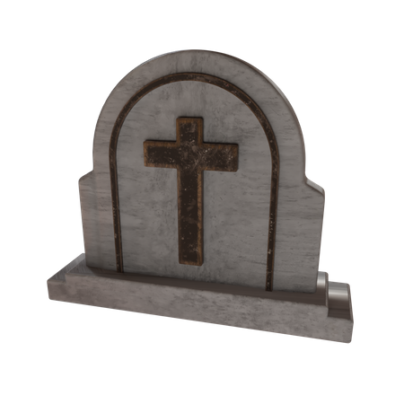 Gravestone  3D Illustration