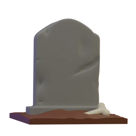 Gravestone 3 D Icon Halloween 3D Icon