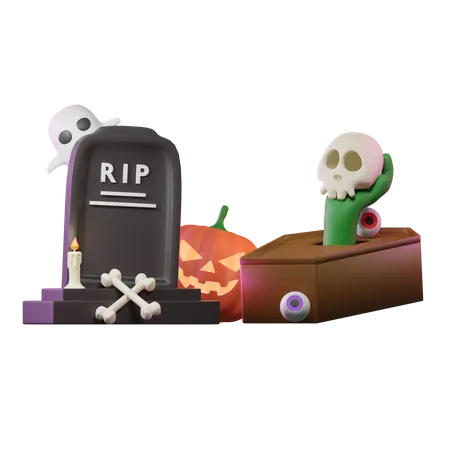 Graveyard 3D Icon