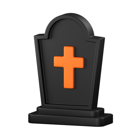 Graveyard Tombstone  3D Icon