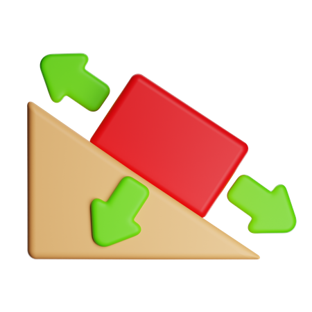 重力  3D Icon