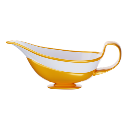 Gravy Boat  3D Icon