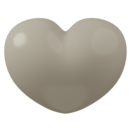 Gray Hearth  3D Icon