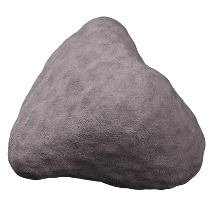 Gray Stone  3D Icon