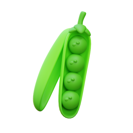 Grean Peas  3D Icon