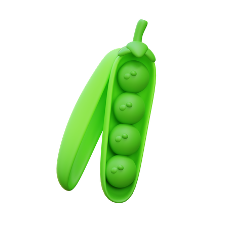 Grean Peas  3D Icon
