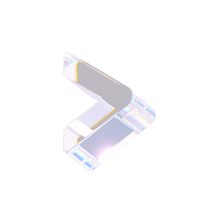 Greater Than Sign  3D Icon
