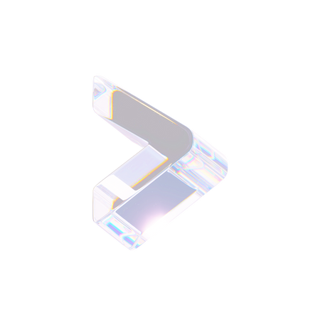 Greater Than Sign  3D Icon