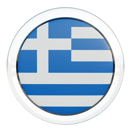 Verre Drapeau Grèce  3D Flag