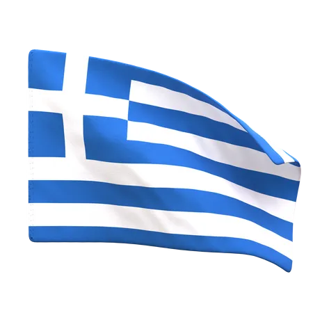 Greece Flag  3D Icon