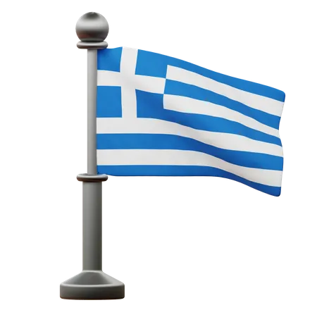Greece Flag  3D Icon
