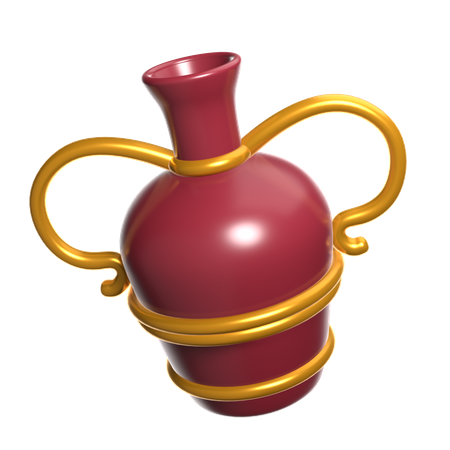 Greek Amphora  3D Icon